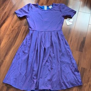 Striped Amelia extra stretchy! Large NWT!